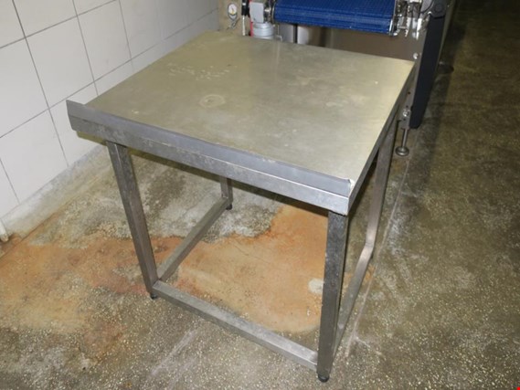 Used 2 work tables, Metal shelving for Sale (Auction Premium) | NetBid Industrial Auctions